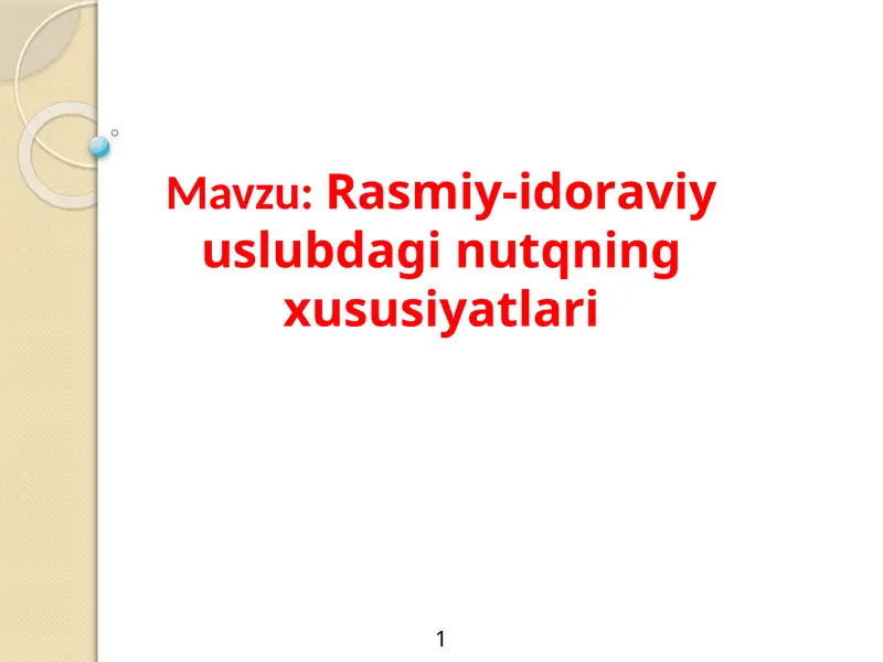 Product slide 1