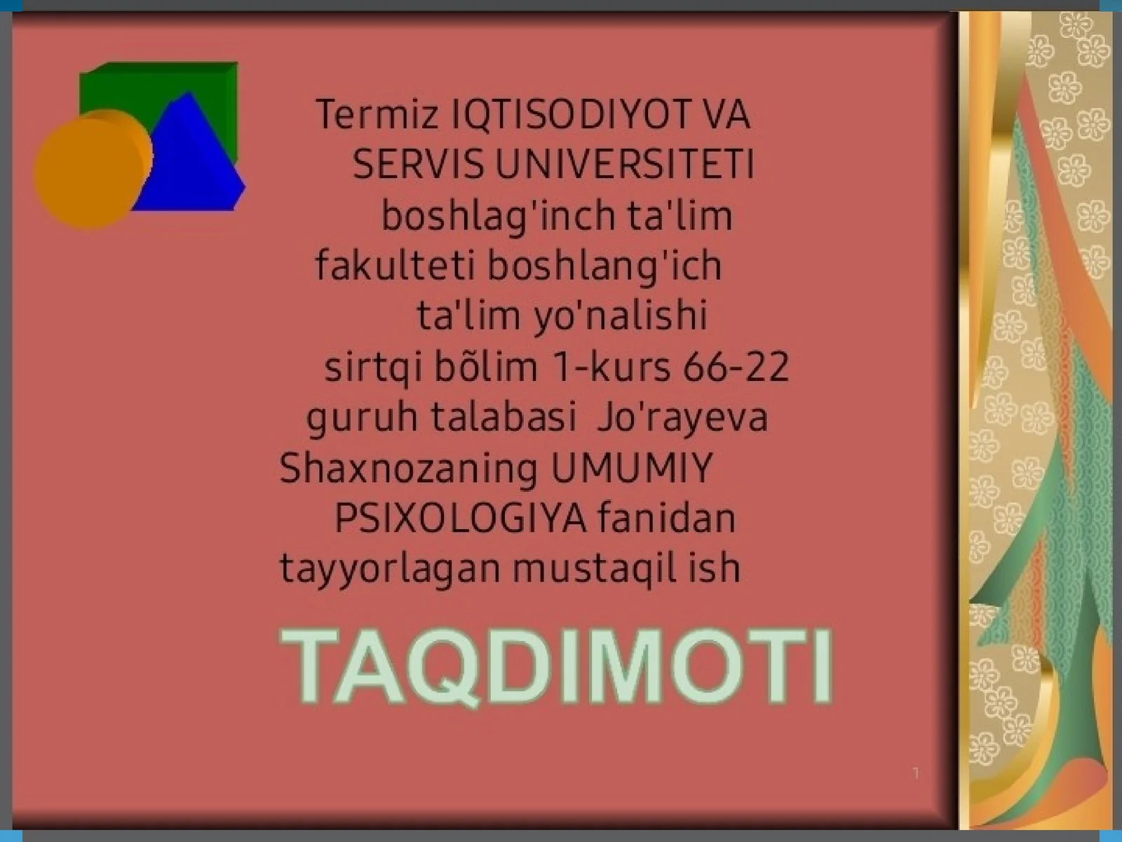 Product slide 1