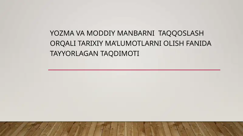 Product slide 1