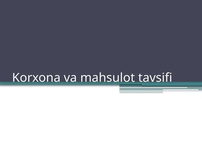 Product slide 1